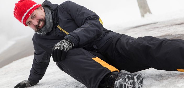 ”Pres din skade” efter en faldulykke